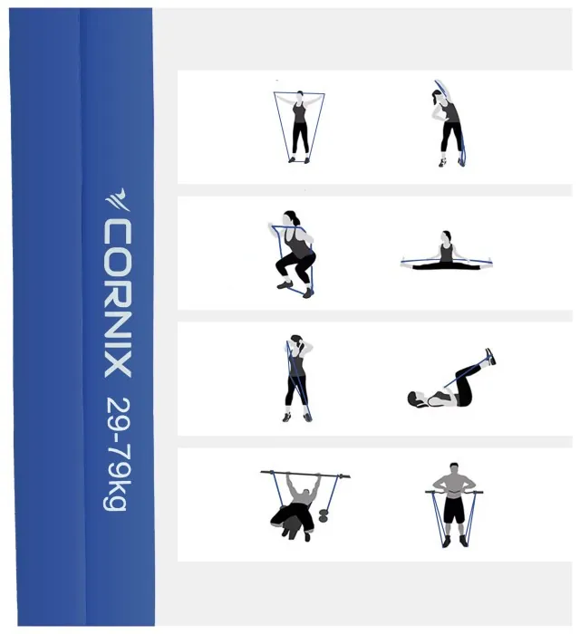 Еспандер-петля Cornix Power Band 64 мм 29-79 кг (резина для фітнесу та спорту) XR-0135