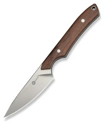 Ніж фіксований кишеньковий Civivi High Grass Field Knife (7,4 см) 14C28N / Wood дерево з чохлом