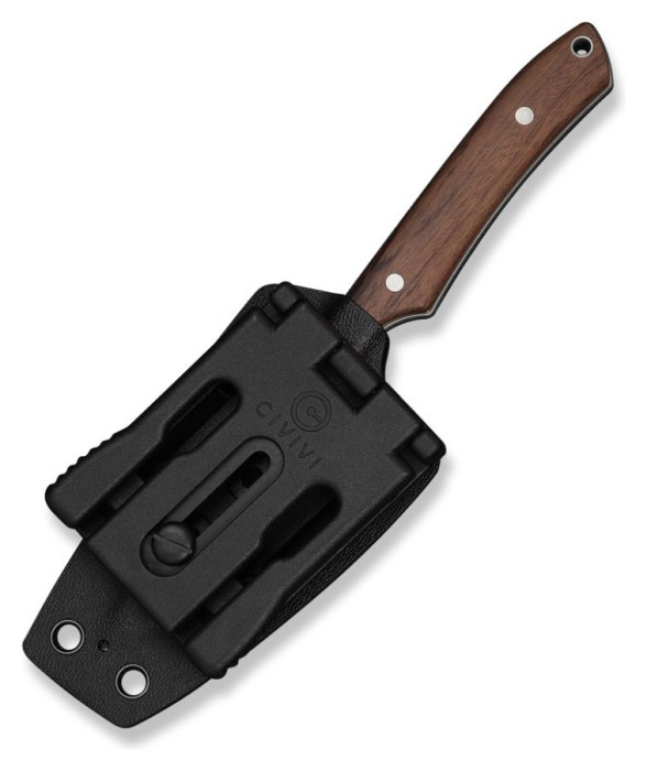 Ніж фіксований кишеньковий Civivi High Grass Field Knife (7,4 см) 14C28N / Wood дерево з чохлом