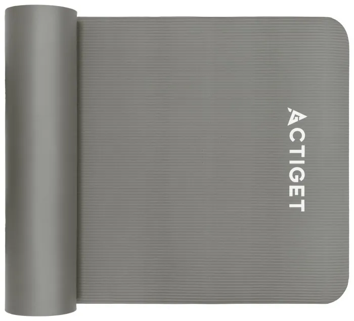 Коврик спортивный Actiget NBR 183 x 61 x 1 cм для йоги и фитнеса ACT0019 Grey