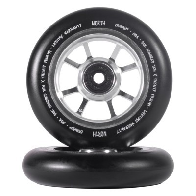 Колеса для трюкового самоката North Signal V2 Pro 110mm - Silver/Black