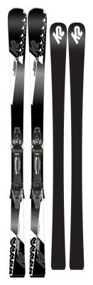 Лежи горные (комплект) K2 SUPER CHARGER+MXCELL 12 TCX D 175см Black/White (10C0001.252.1+10C1008.152.1)