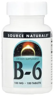 Vitamin B-6 100 mg - 100 tabs
