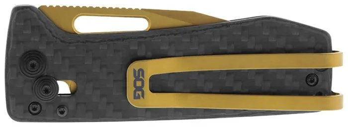 Розкладний ніж SOG Ultra XR, Carbon/Gold