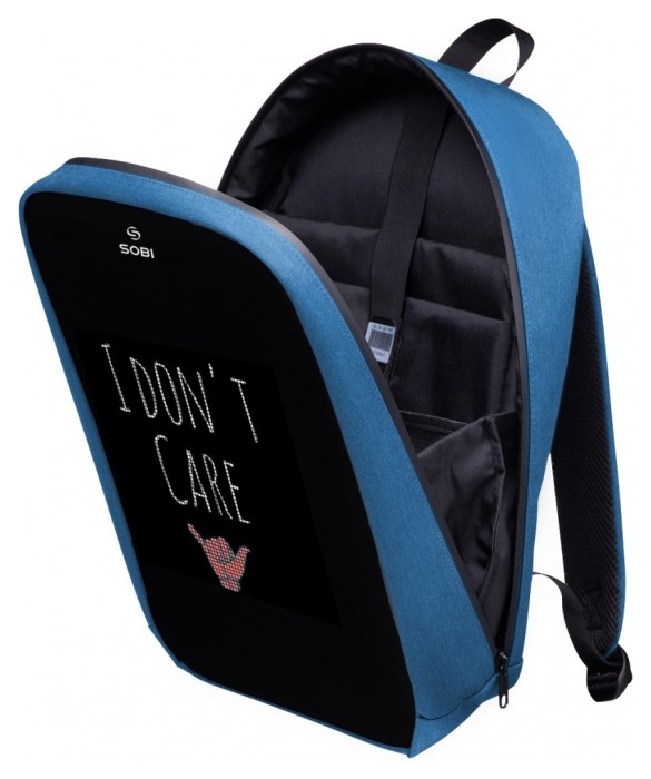 Рюкзак Sobi Pixel Max SB9703 Blue с LED экраном