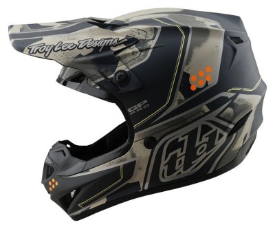 Мото шолом TLD GP PRO HELMET; TROOPER [BLACK / CAPER] L