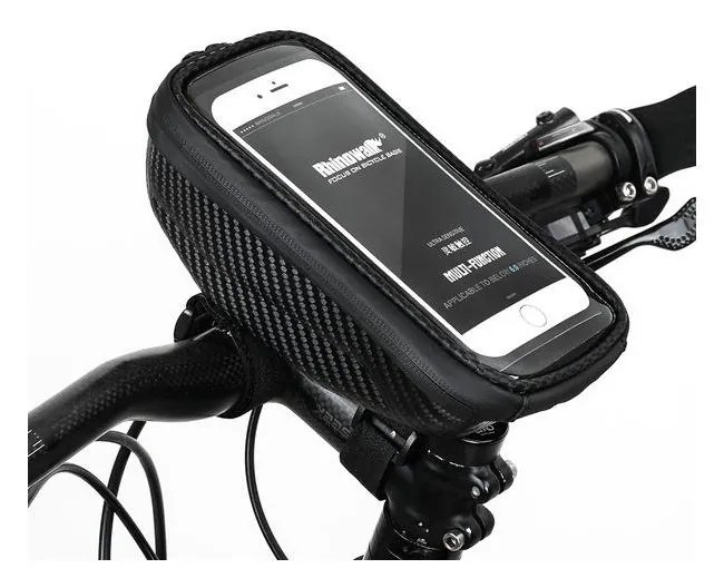 Велосумка на кермо Rhinowalk Bike Phone 6.5 E001 Black