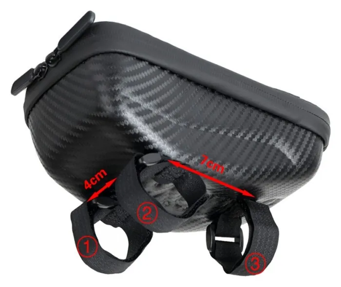 Велосумка на кермо Rhinowalk Bike Phone 6.5 E001 Black