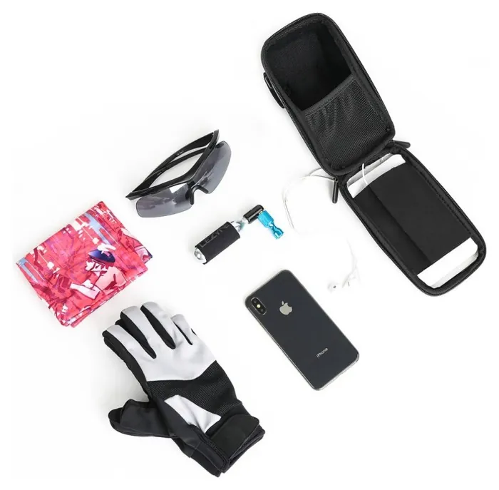 Велосумка на кермо Rhinowalk Bike Phone 6.5 E001 Black