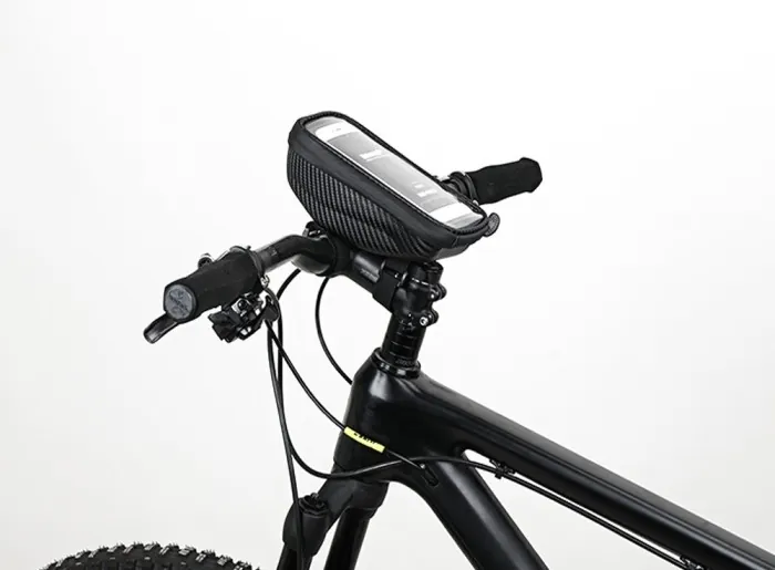 Велосумка на кермо Rhinowalk Bike Phone 6.5 E001 Black