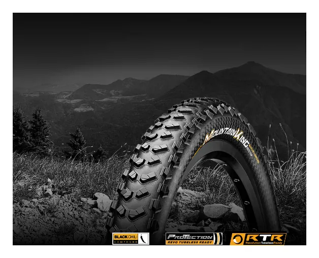 Покришка безкамерна Continental Mountain King 27.5 " x2. 6,, чорна, складна, ProTection
