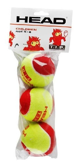 Мячи для тенниса HEAD (578113) 3B HEAD TIP red-4DZ 2025