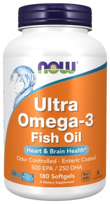 Ultra Omega-3 Fish Oil - 180 Softgels