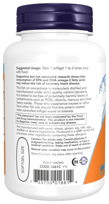 Ultra Omega-3 Fish Oil - 180 Softgels