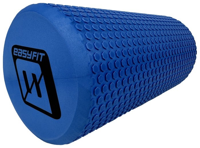 Масажний ролик EasyFit Foam Roller 30 см Бузковий