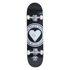 Скейтборд Heart Supply Logo Complete Skateboard (8&quot;, Badge Black)