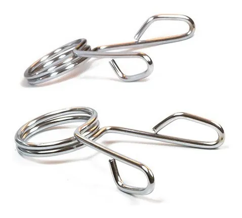 Пружинні замки EasyFit Silver 50 мм для олімпійського грифа (EFIT_EF-8057)