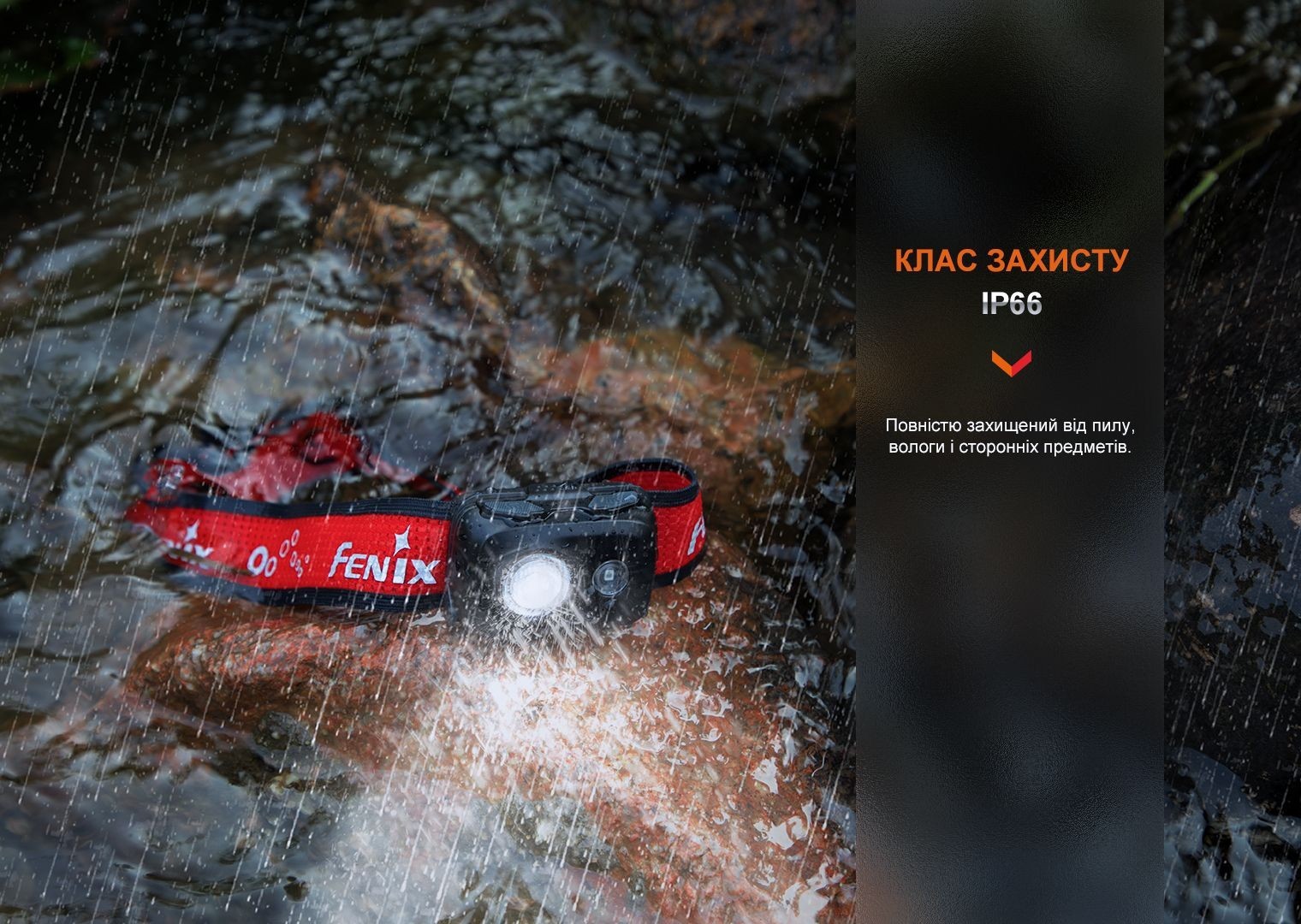 Ліхтар налобний Fenix HL16 AAA чорний, укр, укр