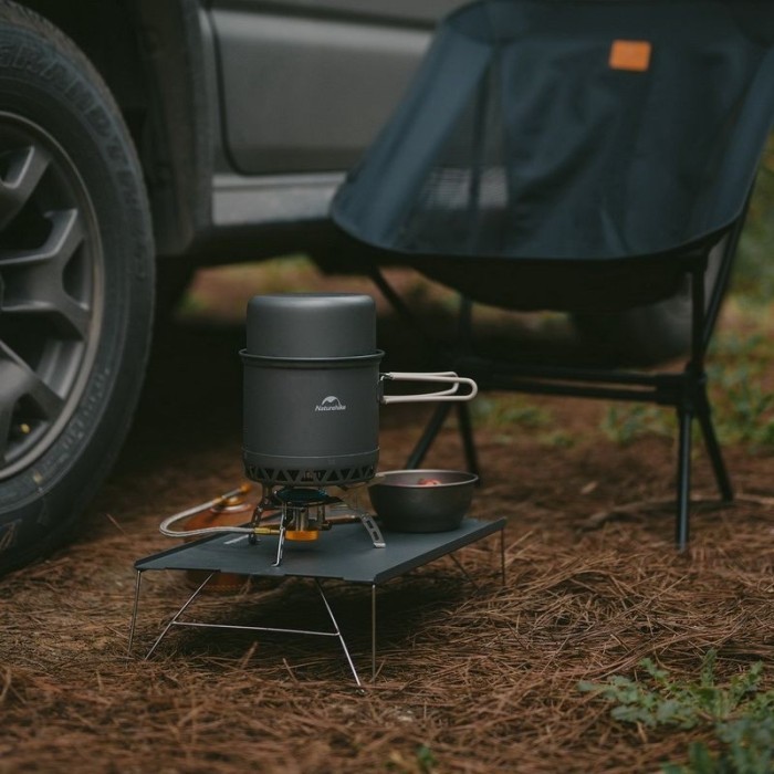 Набір посуду для кемпінгу 2 од. Naturehike CNK2300CJ0002, 1,2 л, алюміній, укр, укр