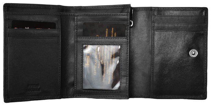 Кошелек женский кожаный Semi Line RFID Black (P8272-0)