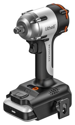 Аккумуляторный ударный гайковерт Litheli бесщеточный, питание от павербанка.
