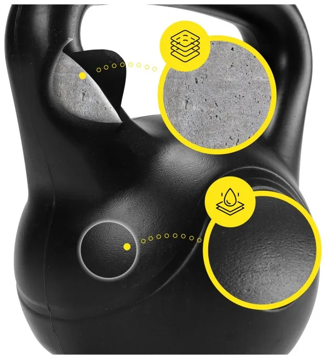 Гиря виниловая Cornix 24 кг XR-0434 Black