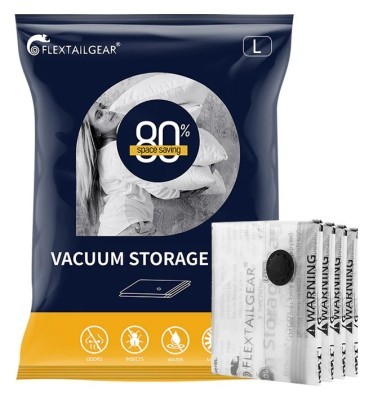 Вакуумні пакети Flextail, розмір S (40х60 см), 4 шт