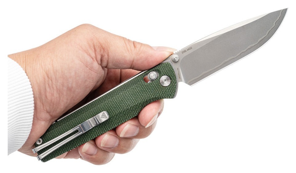 Нож складной SRM Terrier 258L-MG2, зеленый
