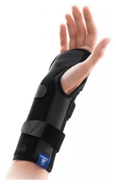 Шина для фиксации запястья Ligaflex Classic правая (15.5 - 17.5), размер 2, черная (витринный образец)