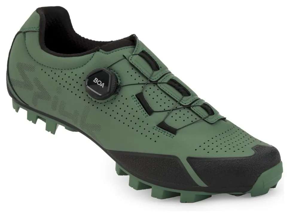 Взуття Spiuk Loma MTB розмір UK 8 (42 266мм) зелене (SHO-48-04)