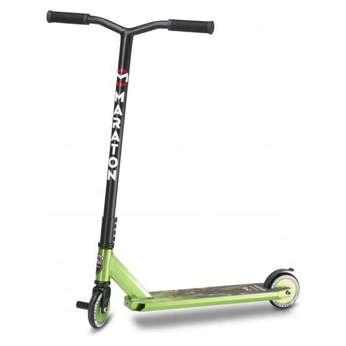 Трюковий самокат Maraton Blazer HIC 2022 Вогонь зелений, укр, укр