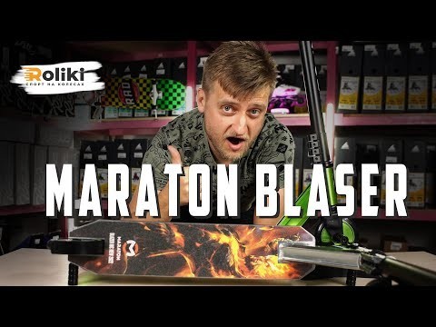 Трюковий самокат Maraton Blazer HIC 2022 Вогонь зелений, укр, укр