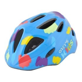 Шлем велосипедный GREY'S, синий глянцевый