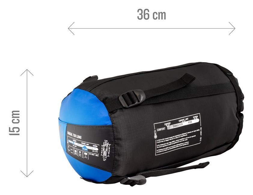 Мішок спальний Millet BAIKAL 750 LONG R 225 см Sky diver/ultra blue (MIC1073)
