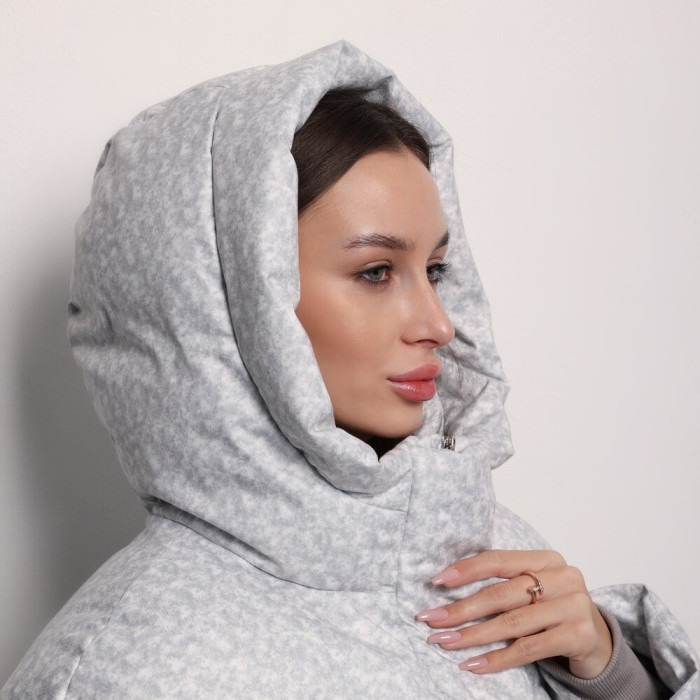 Куртка Slavni водоотталкивающая светло-серая. Куртка Slavni Dream Женская светло-серая