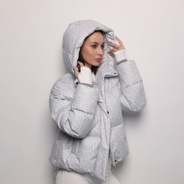 Куртка Slavni водоотталкивающая светло-серая. Куртка Slavni Dream Женская светло-серая