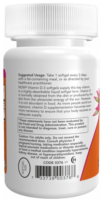 VIT D-3 10,000 IU - 120 sgels (Пошкоджена банка)