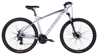 Велосипед AL 29&quot; Leon TN-90 DD рама-20&quot; сіро-чорний з червоним 2024