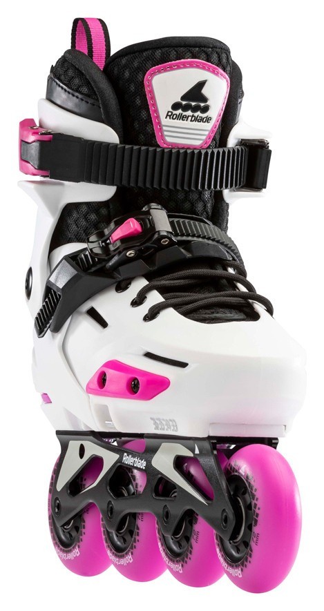 Роликовые коньки детские Rollerblade APEX G W 29-32 (185-210мм) White/pink (07102700)