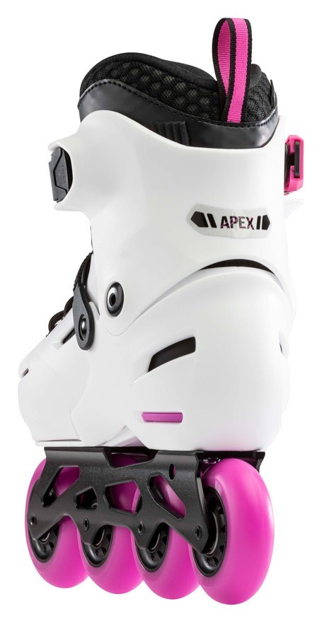 Роликовые коньки детские Rollerblade APEX G W 29-32 (185-210мм) White/pink (07102700)