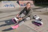 Роликові коньки дитячі Rollerblade APEX G W 29-32 (185-210мм) White/pink (07102700), укр Фото - 6