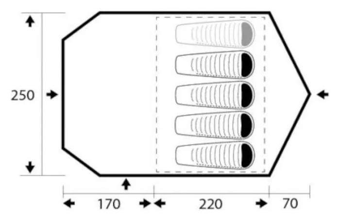 Намет Trimm Camp II