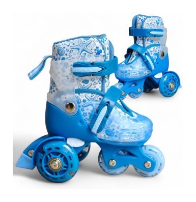 Детские трехколесные раздвижные ролики Sponge Roll 193 XS 27-30, S 31-34