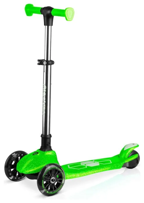 Детский самокат трехколесный Ricokids Jelly зеленый