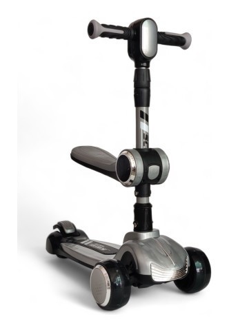 Дитячий самокат з сидінням 2 в 1 Scooter Highend 828A, укр, укр