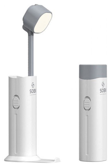 Power Bank Лампа Sobi D16 5000 mAh White, укр