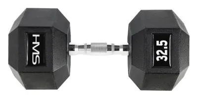 Гантель шестигранна HMS HEX PRO 32,5 кг
