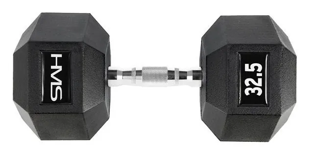 Гантель шестигранна HMS HEX PRO 32,5 кг