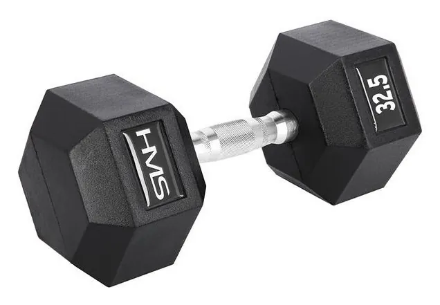 Гантель шестигранна HMS HEX PRO 32,5 кг