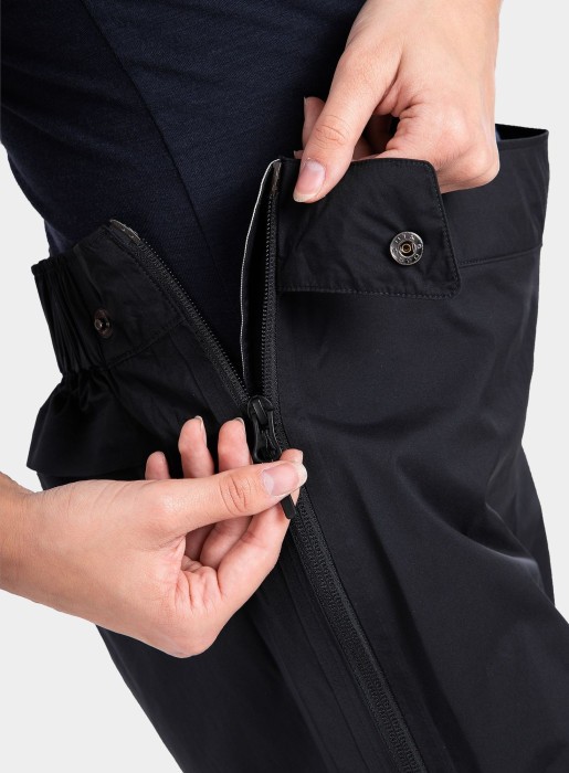 Брюки женские Black Diamond Stormline Stretch Full Zip Rain Pants, L - Black